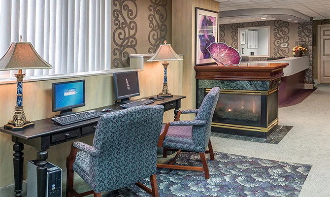 Waiting Area At Advanced Dental's Office